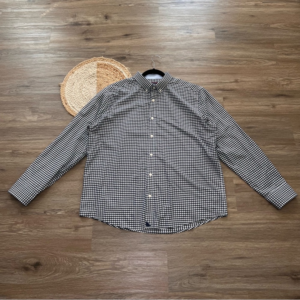 UNTUCKIT Slim Fit Plaid Long Sleeve Button Down Shirt
